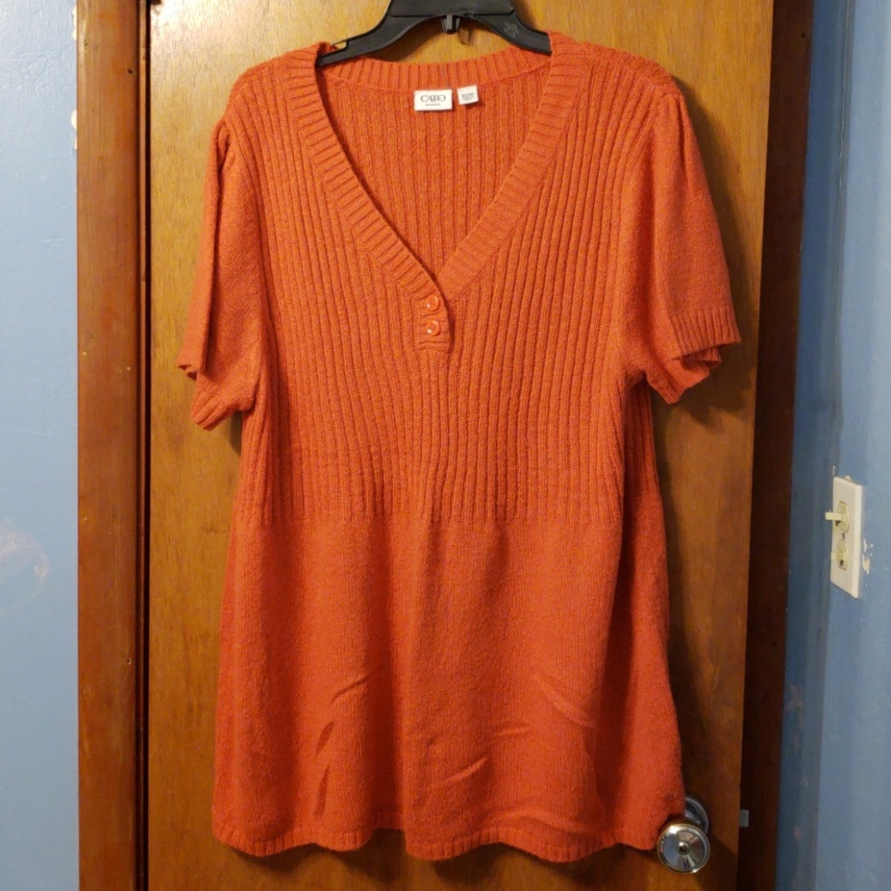 Sweater, burnt orange